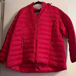 New St. John’s Bay Puffer Red Jacket